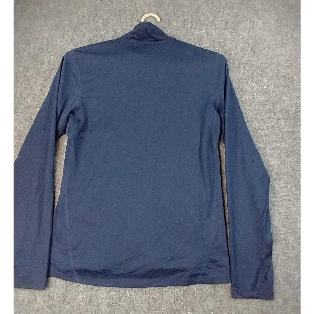 Nike Michigan Wolverines Dri-FIT Quarter Zip Pullover Navy Blue Mens Small
